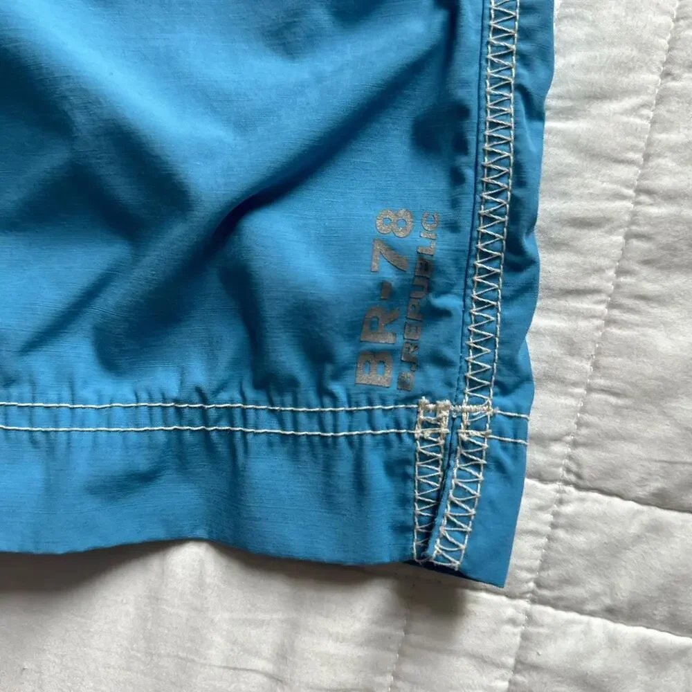 banana‎ republic blue swim trunks sz L board shorts beach resort